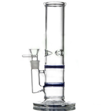 Double Honeycomb Perc Wasserpfeife für Rauch mit Farbe (ES-GB-061)